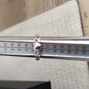 Avon Silver Heart Ring